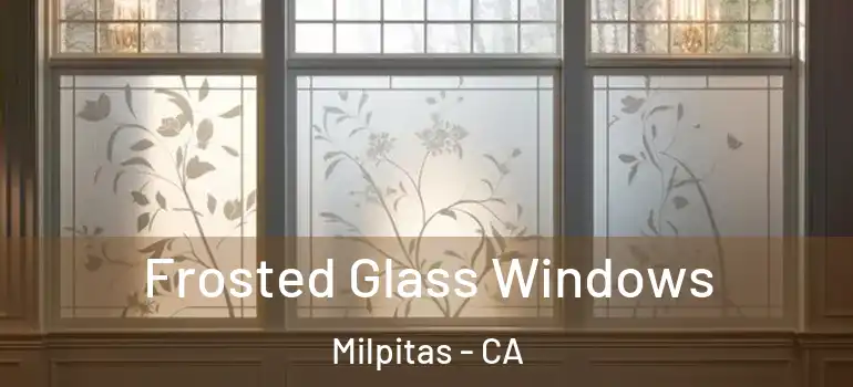  Frosted Glass Windows Milpitas - CA
