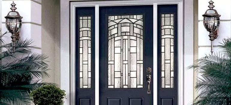 Stained Glass Door Panels in Milpitas, CA