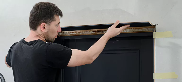 Wood Door Hole Repair in Milpitas, CA