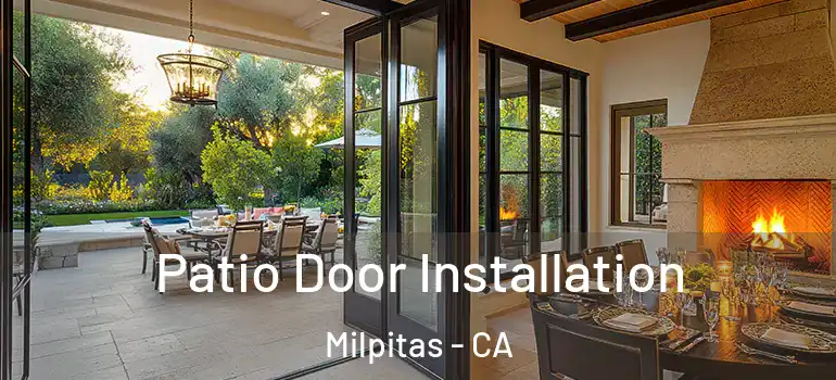  Patio Door Installation Milpitas - CA