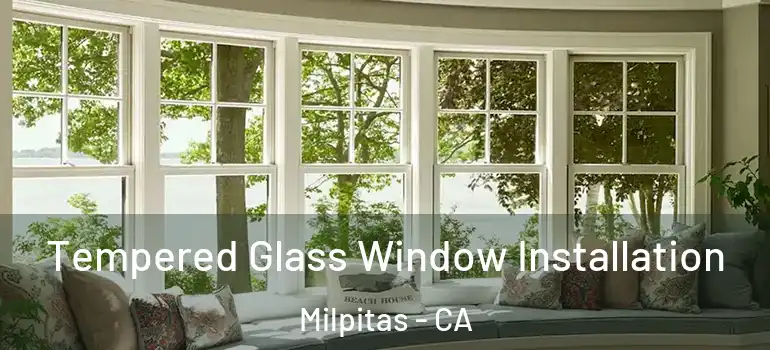 Tempered Glass Window Installation Milpitas - CA